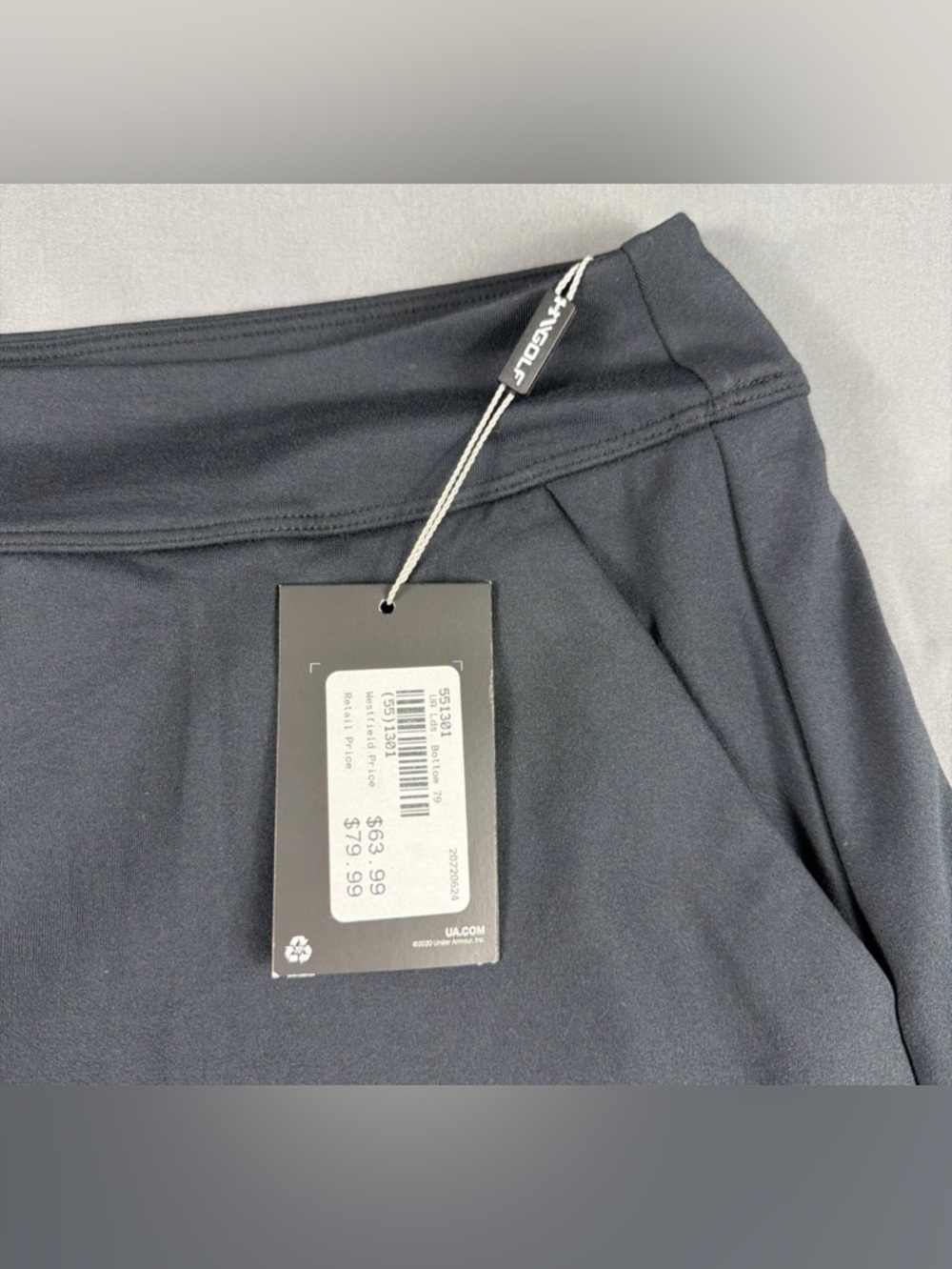Under Armour Womens Golf Skort XL Black Polyester - Picture 3 of 8